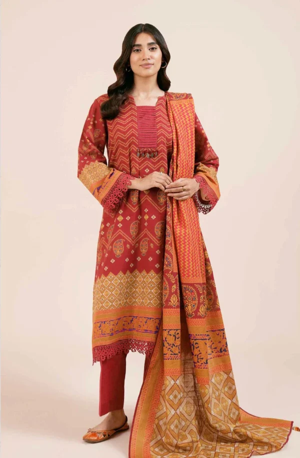 Lawn 3pc Nishat Code: 42404507-R