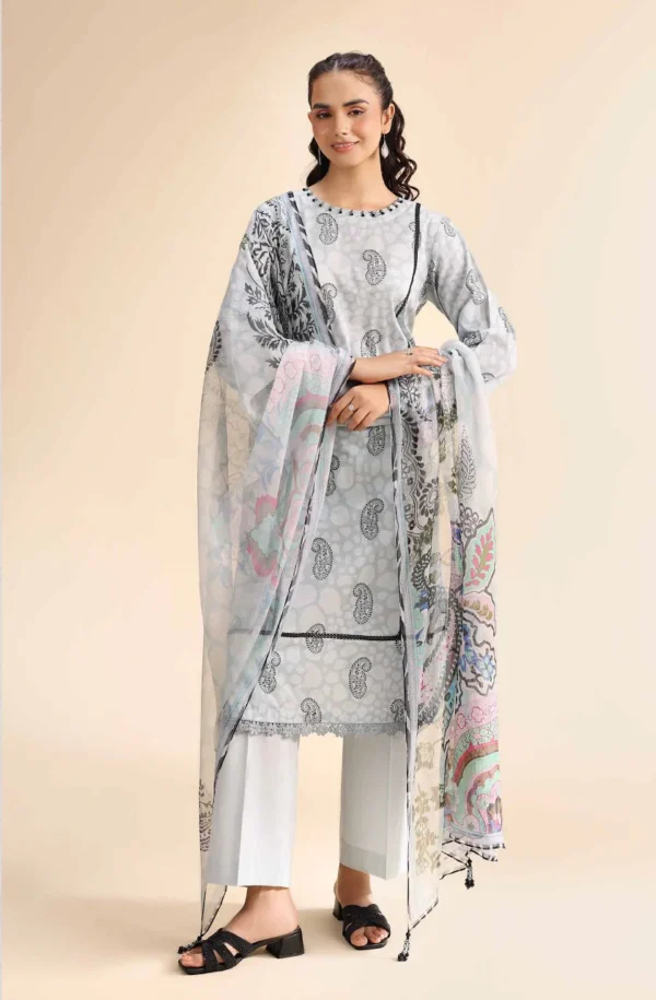 Lawn 3pc Nishat Code: 42501036-R